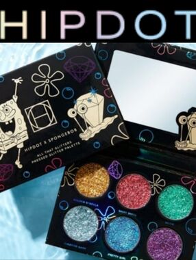 HipDot x SpongeBob All That Glitters Pressed Glitter Palette